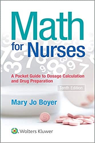 Math for nurses 10e int ed