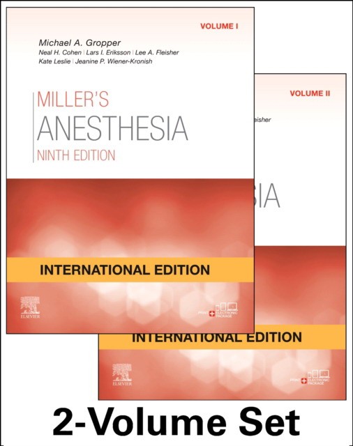 Miller's Anesthesia International Edition, 2 Volume Set, 9 ed.