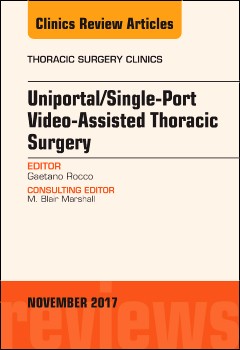 Uniportal/Single-Port Video-Assisted Thoracic Surgery, An Issue of Thoracic Surgery Clinics,27-4