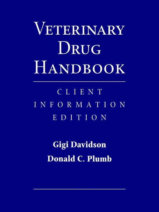 Veterinary Drug Handbook Client Information Edition