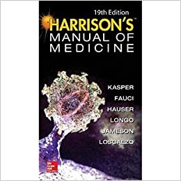 Harrisons Manual of Medicine, 19 ed.