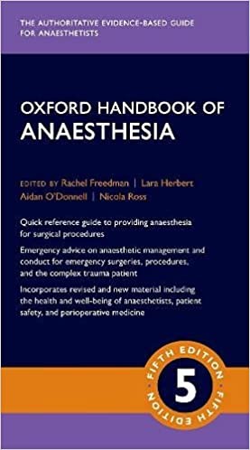 Oxford handbook of anaesthesia, 5 ed.