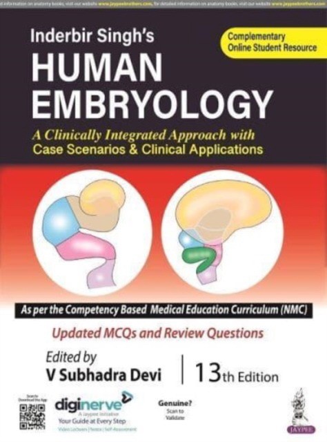 Inderbir singh`s human embryology, 13 ed.