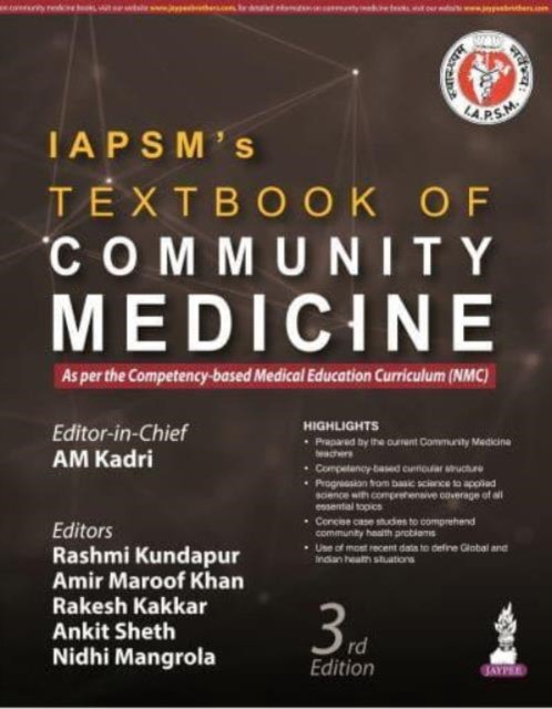 Textbook of community medicine