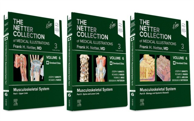 Netter collection of medical illustrations: musculoskeletal system package