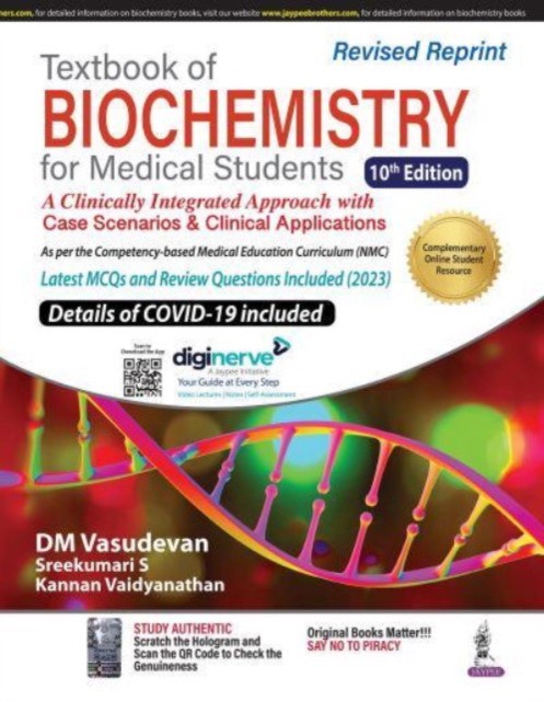 Textbook Of Biochemistry For Medical Students, 10 ed. Textbook Of Biochemistry For Medical Students, 10 ed.