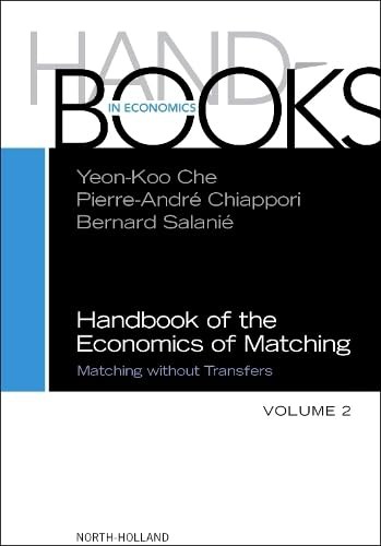 Handbook of the Economics of Matching, Vol.2, 1 ed.