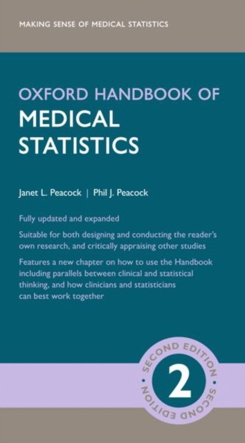 Oxford handbook of medical statistics 2e